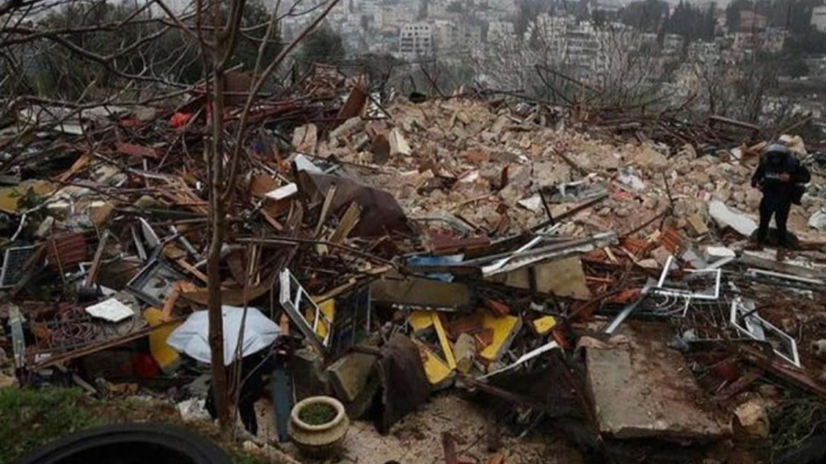 srail gleri eyh Cerrah'taki Salihiye ailesinin evini gece yarsndan sonra ykt