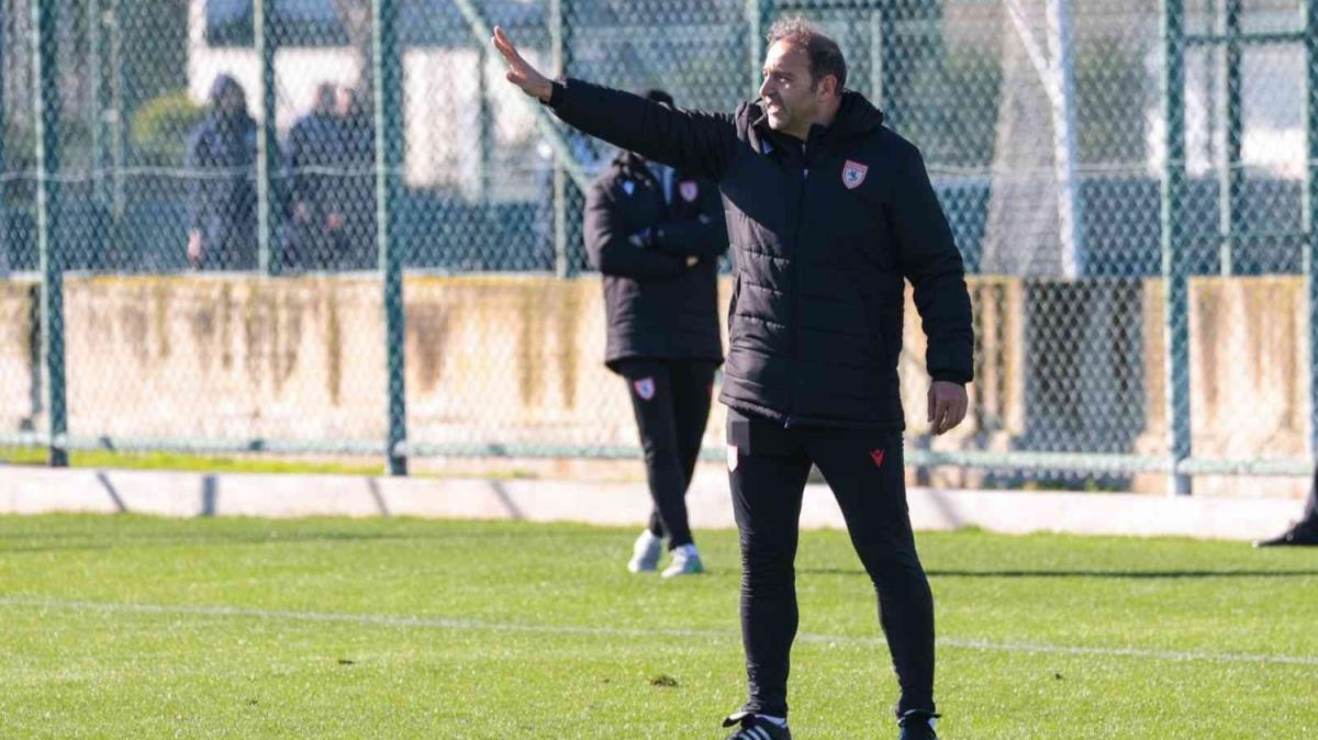 Samsunspor'un hocas Fuat apa seri galibiyetler istiyor