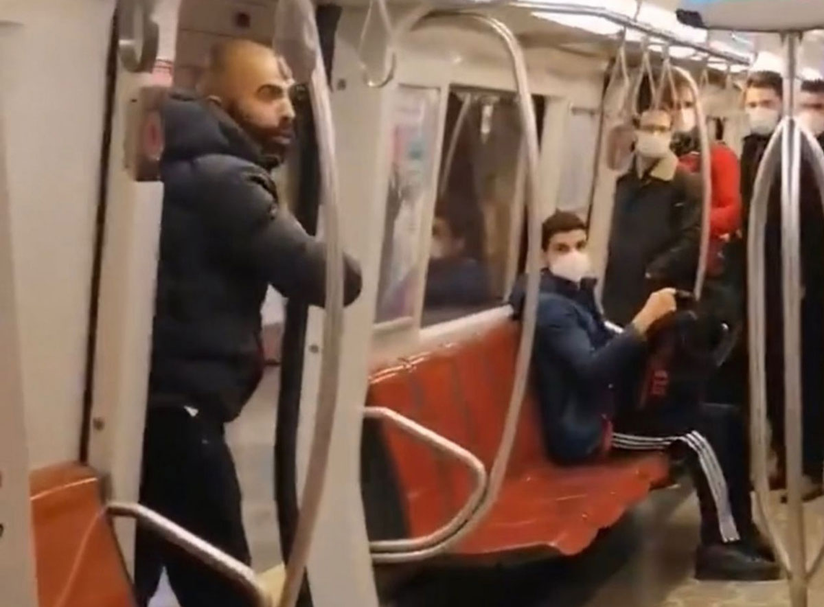 Metroda kad�n yolculara b��ak �ekip hakaret eden zanl� hakk�ndaki iddianame kabul edildi