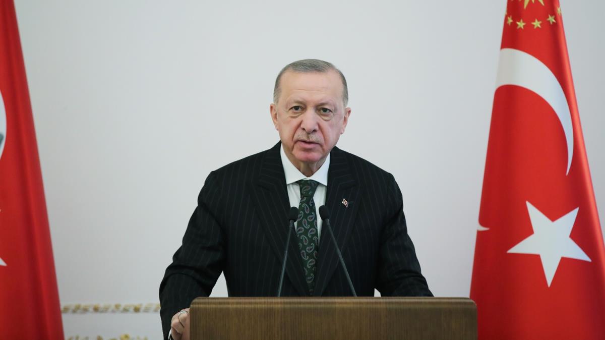 Cumhurbakan Erdoan: Trkiye hedefine emin admlarla ilerliyor