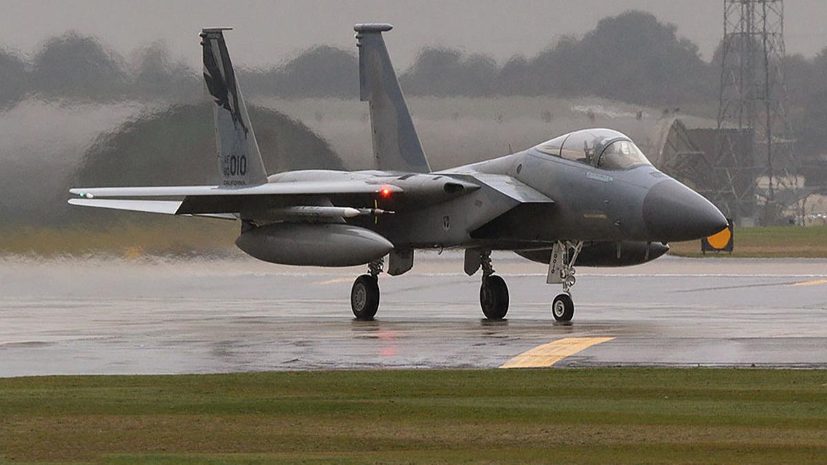 Sularn snd blgeye kritik takviye! F-15 sava uaklar konulandrld