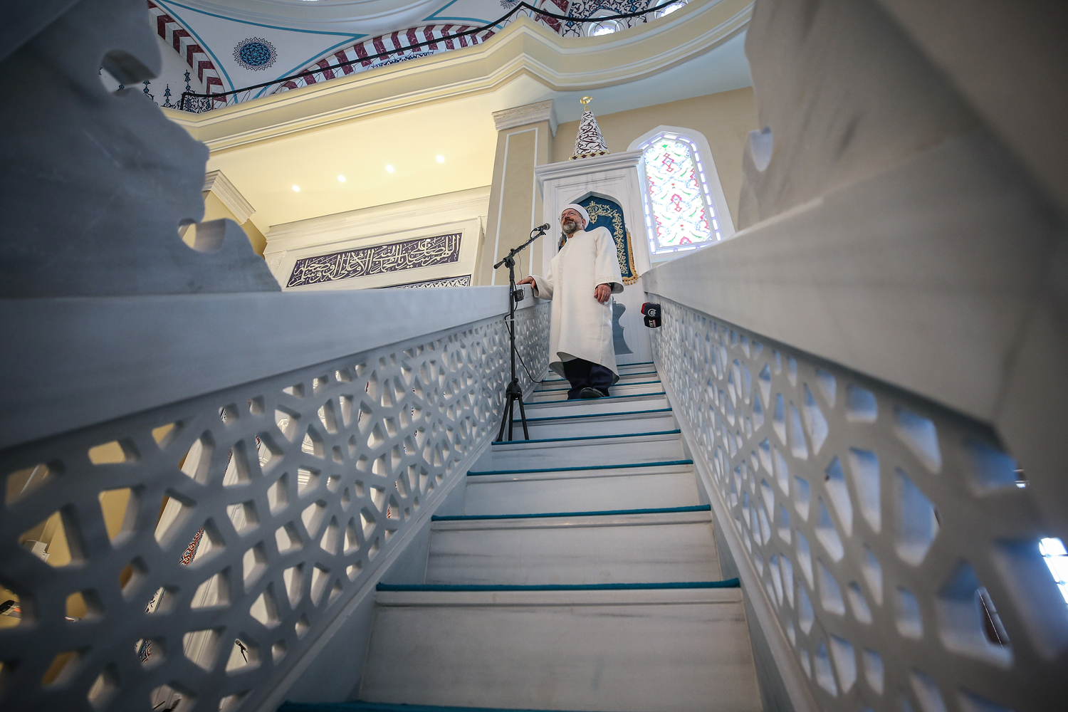 Diyanet ��leri Ba�kan� Erba�, 18 Mart Hatime Ana Ulu Camisi'nde hutbe irat etti