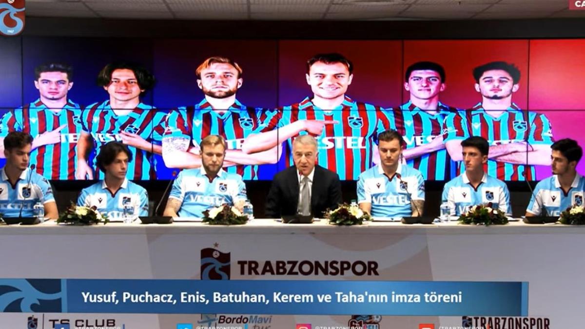 Lider Trabzonspor'da imza ov