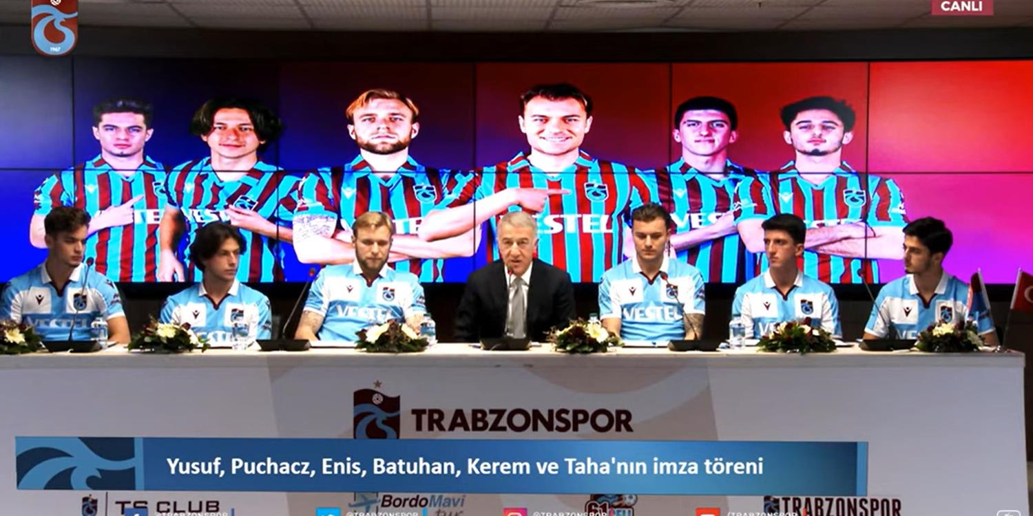 Lider Trabzonspor'da imza �ov