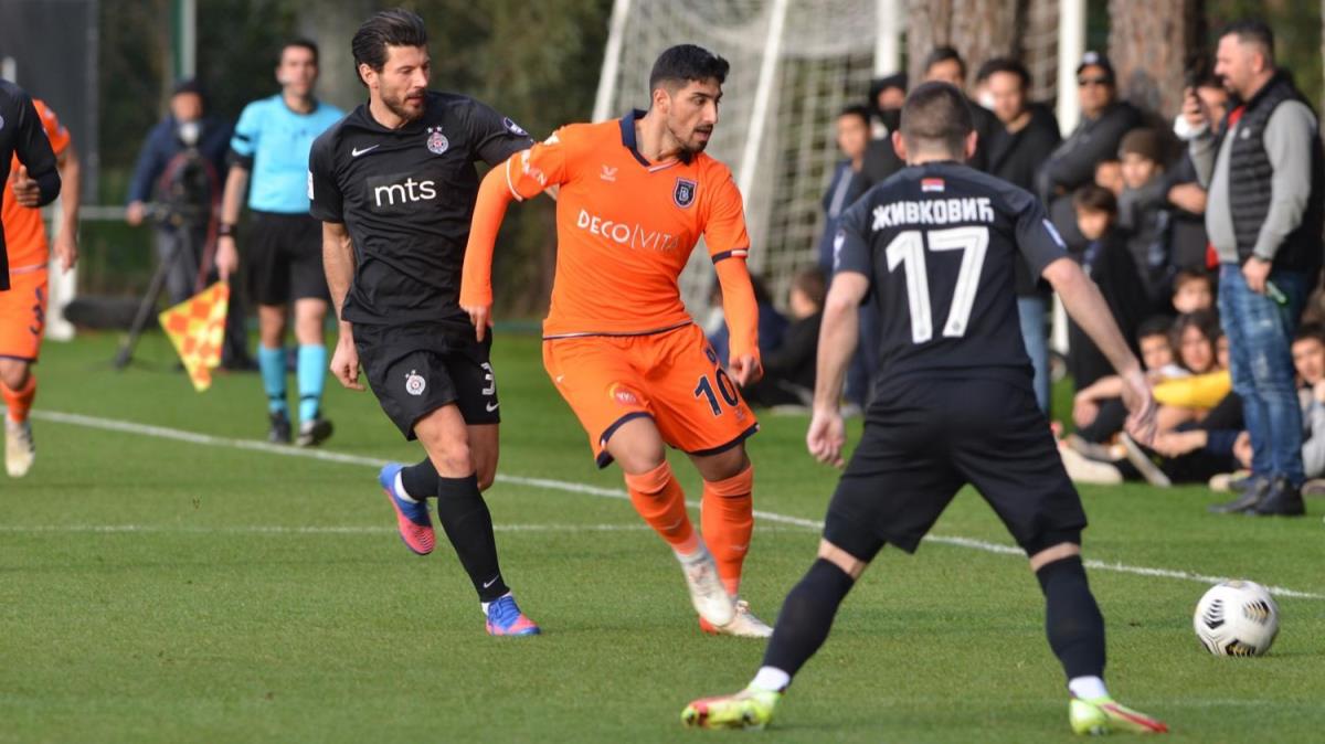 Başakşehir, Partizan'ı bir golle geçti