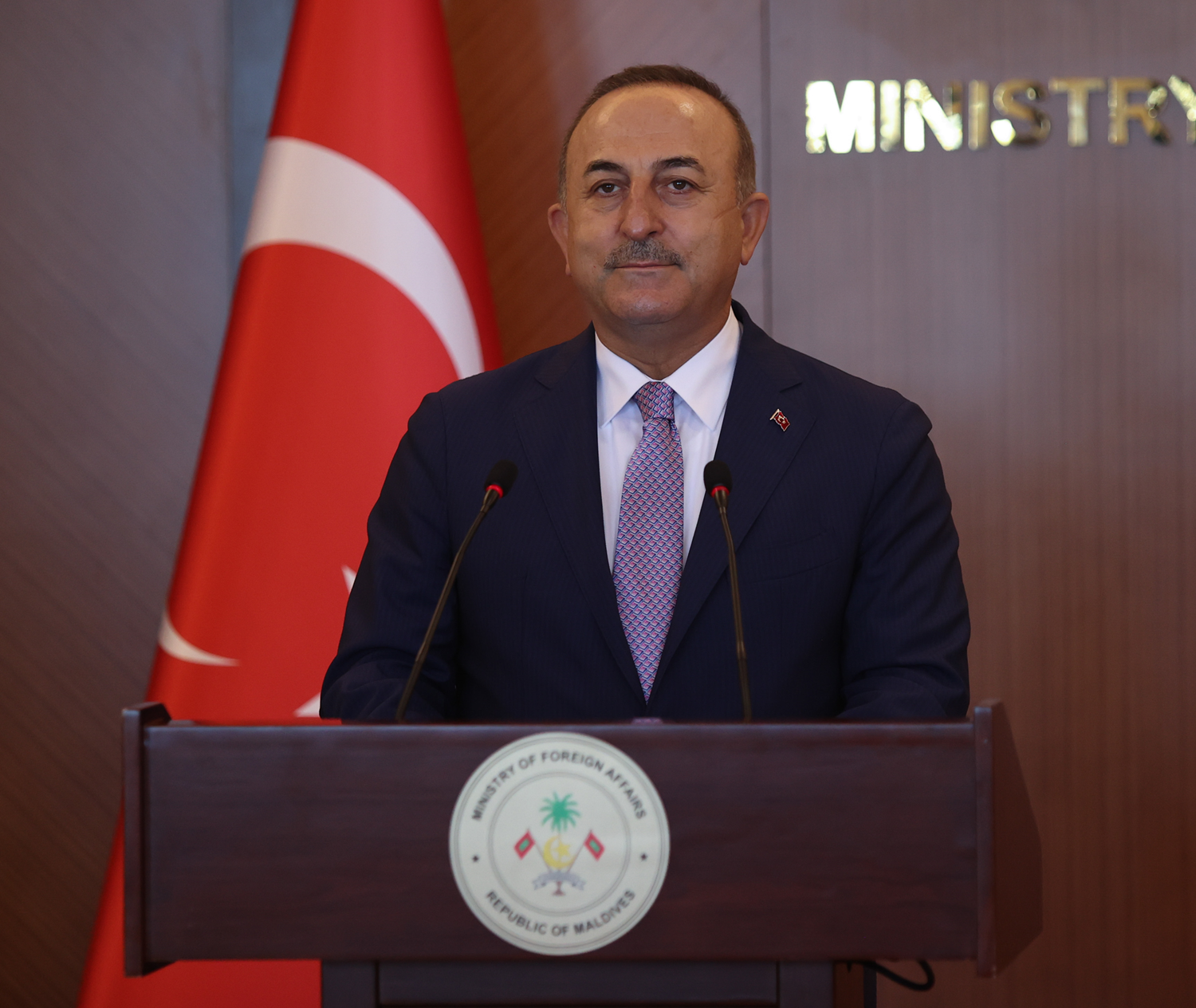 Bakan �avu�o�lu: Maldivler ile ticaret hacmimizin 100 milyon dolara ��kar�lmas�n� hedefliyoruz