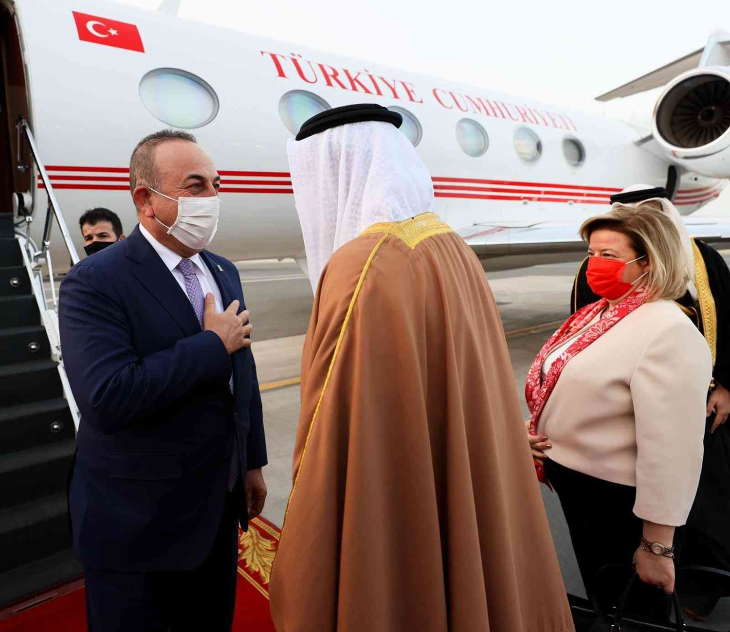 D��i�leri Bakan� �avu�o�lu, Bahreyn'de