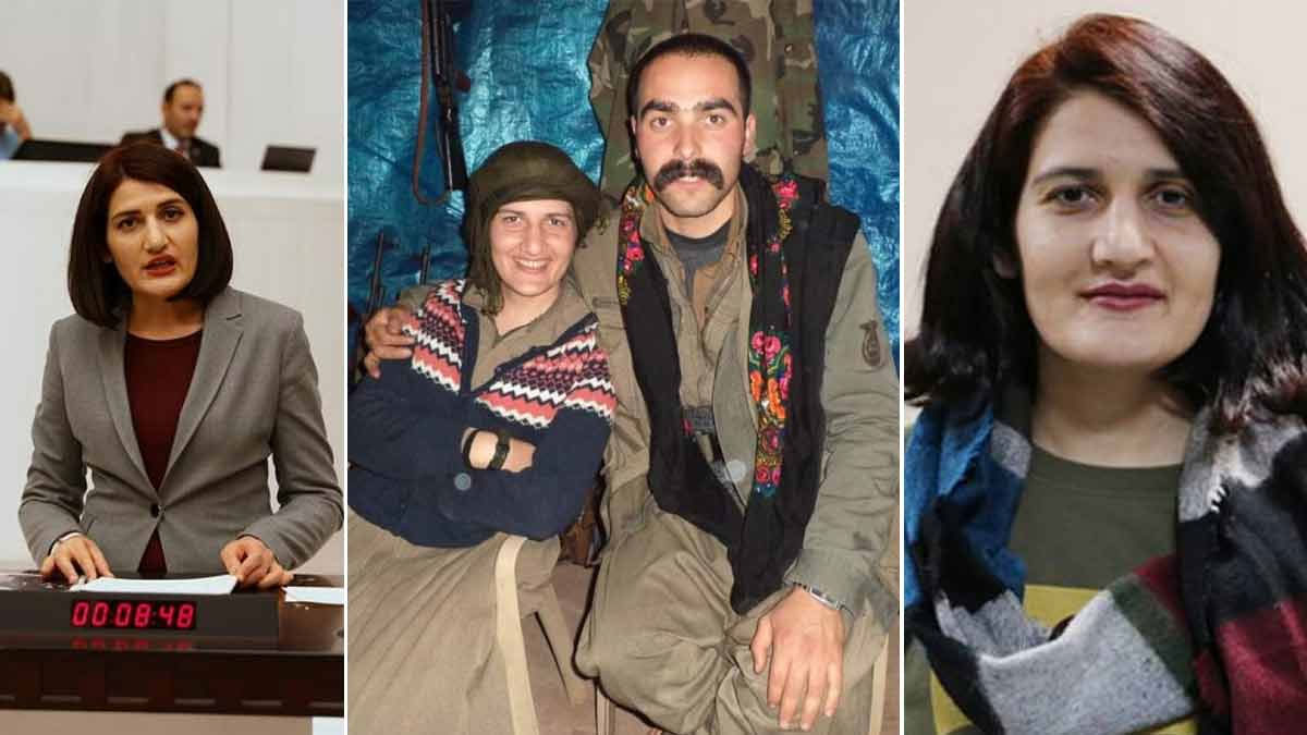 PKK'l� ter�ristle foto�raflar� ��kan HDP'li G�zel, s�rra kadem bast�!