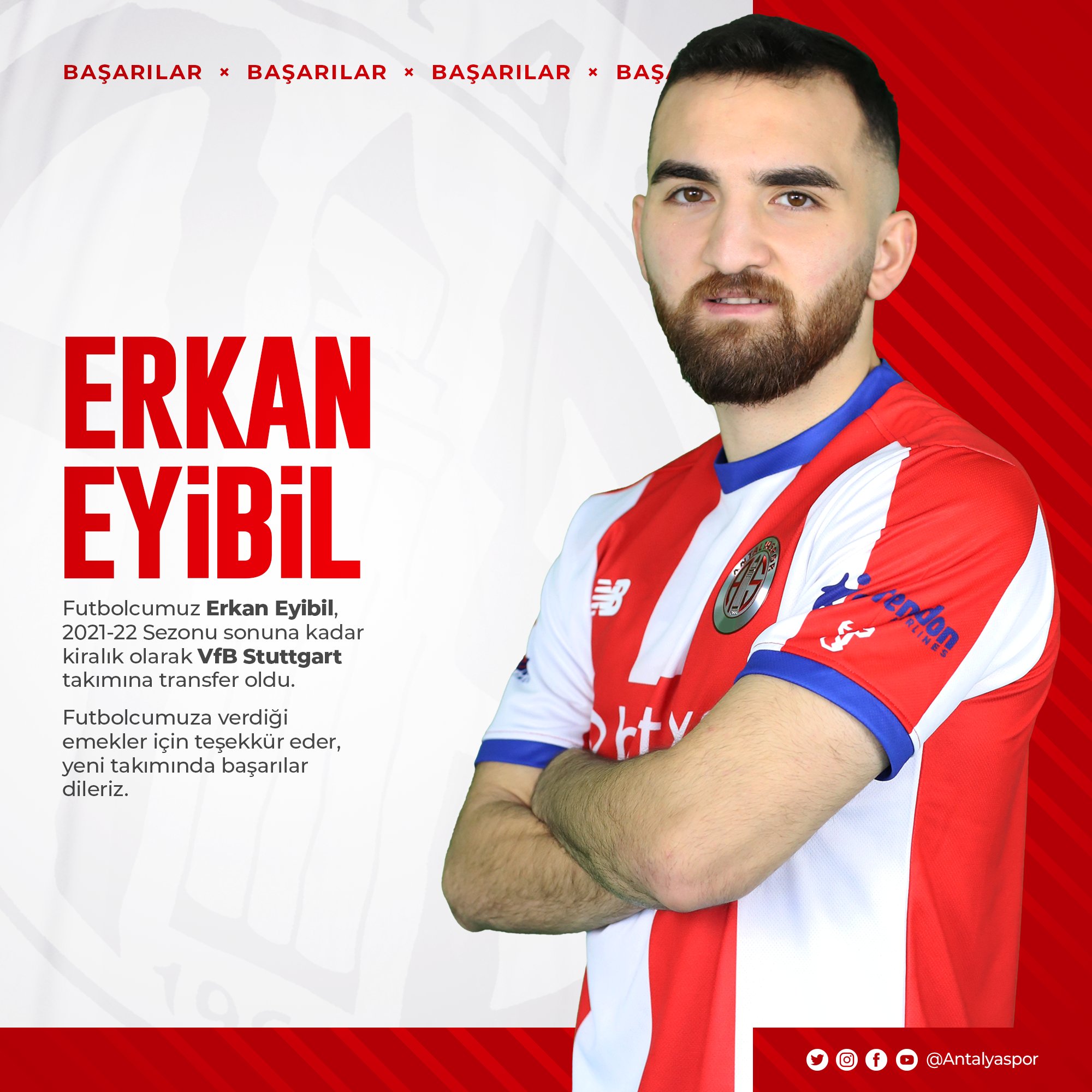 Stuttgart, Antalyaspor'dan Erkan Eyibil'i kadrosuna katt�