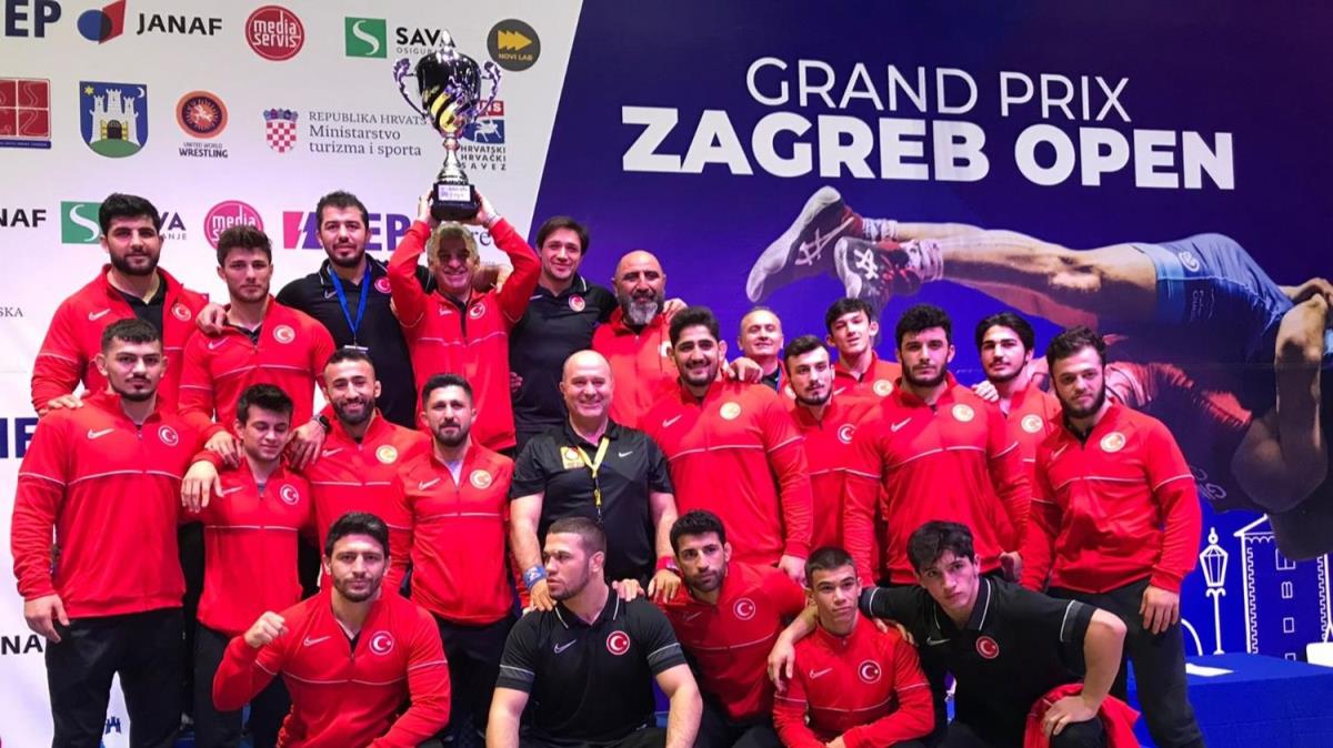 Trk Milli Takm Grand Prix Zagreb Open'a damga vurdu