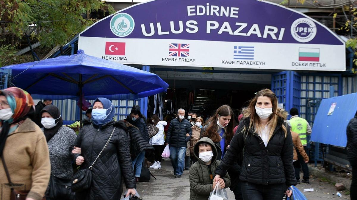 PCR testi kalkt, Bulgarlar Edirne'ye akn etti