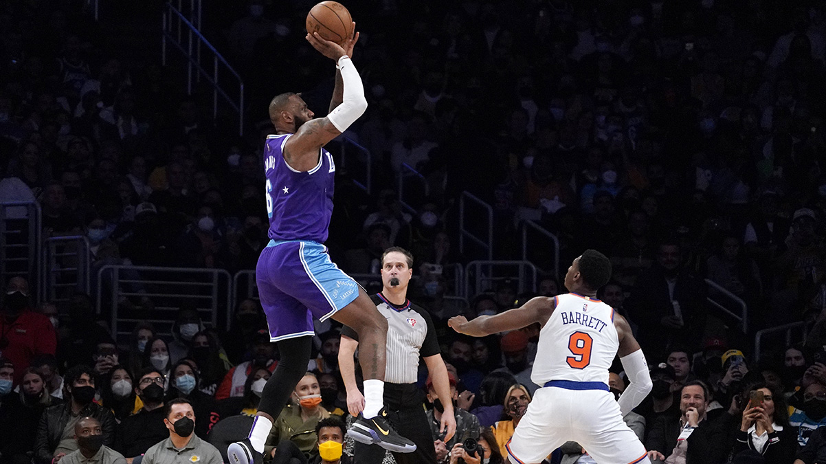 Los Angeles Lakers, LeBron James'in muhte�em performans�yla kazand�