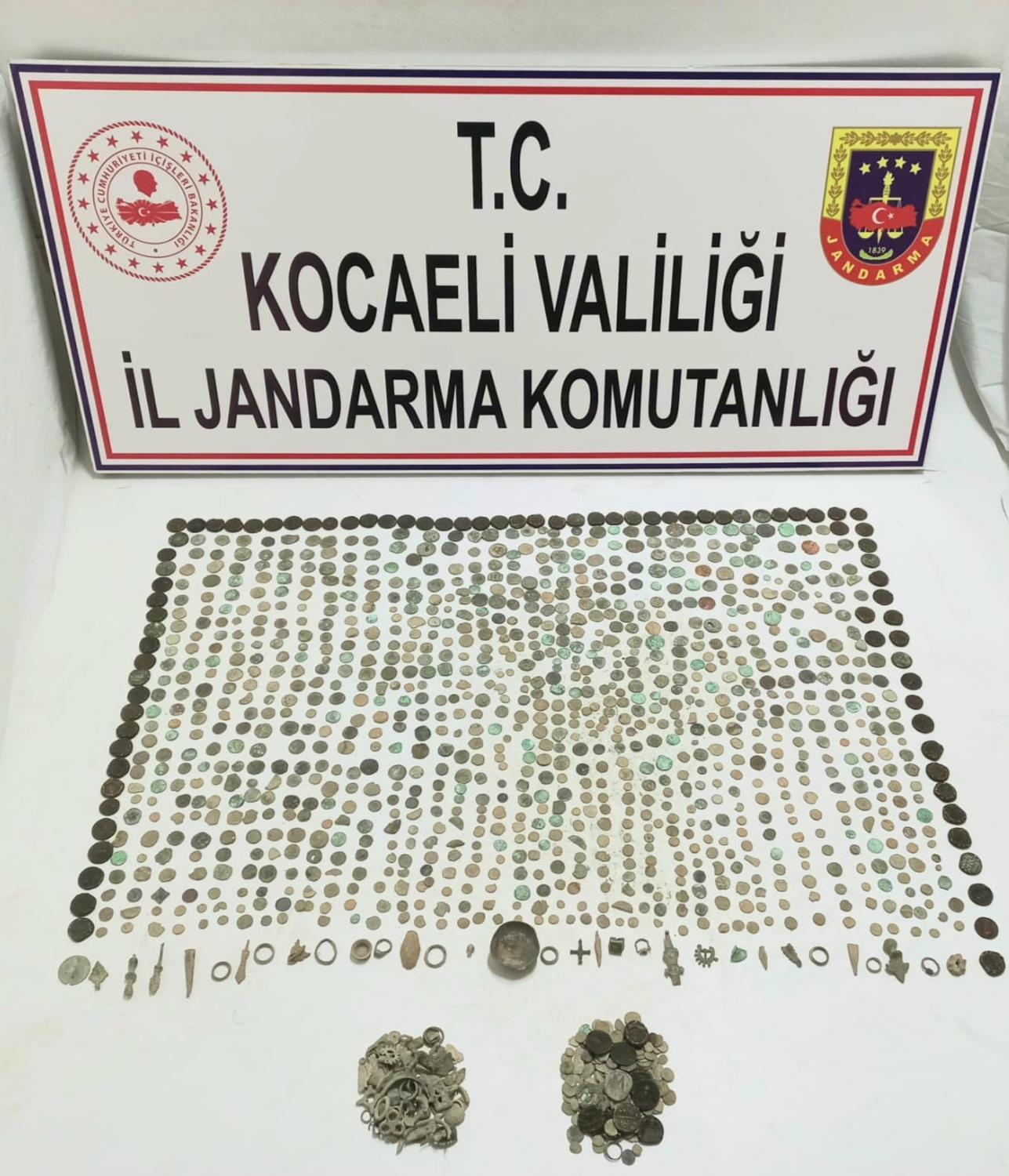 Kocaeli'de rekor say�da tarihi eser ele ge�irildi