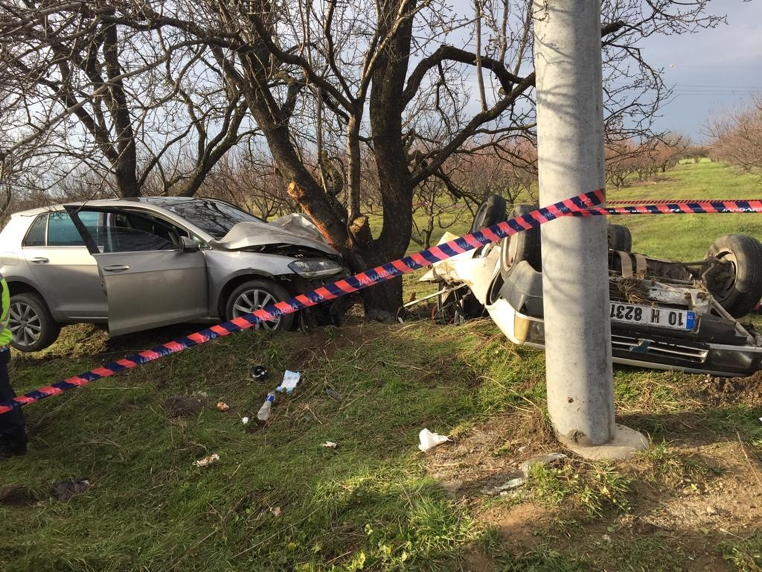 Ya��� kazaya sebep oldu: 1 �l�, 4 yaral�