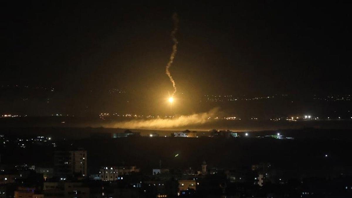 srail ordusu Suriye rejimine ait noktalar vurduunu duyurdu