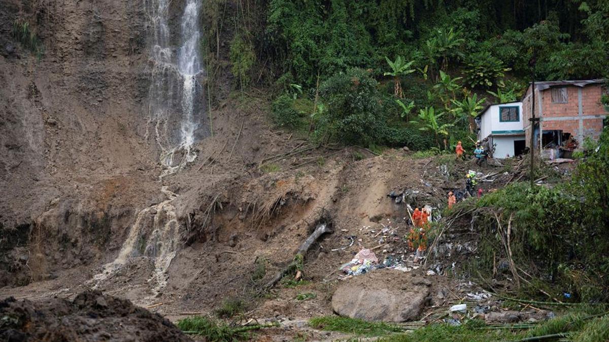 Kolombiya'da toprak kaymas sonucu 14 kii ld