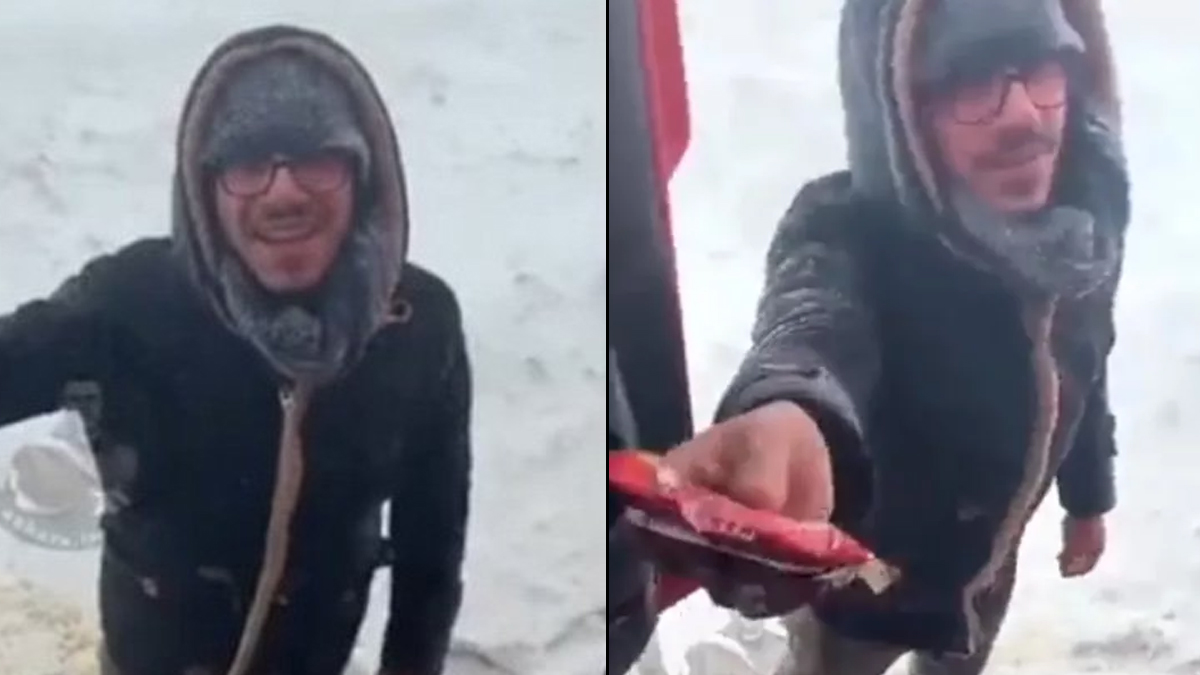 Afyonkarahisar'da i�leri �s�tan g�r�nt�! �o�u insan �a��p kald�
