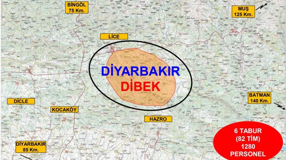 6 tabur asker sahada! PKK'l terristler embere alnd