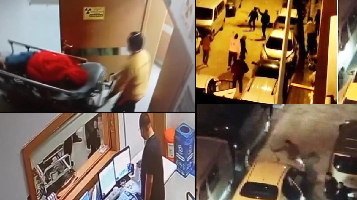 Akla ziyan olay! Tomografi odas�nda deh�et sa�t�, serbest kal�nca silahl� kavgaya kar��t�