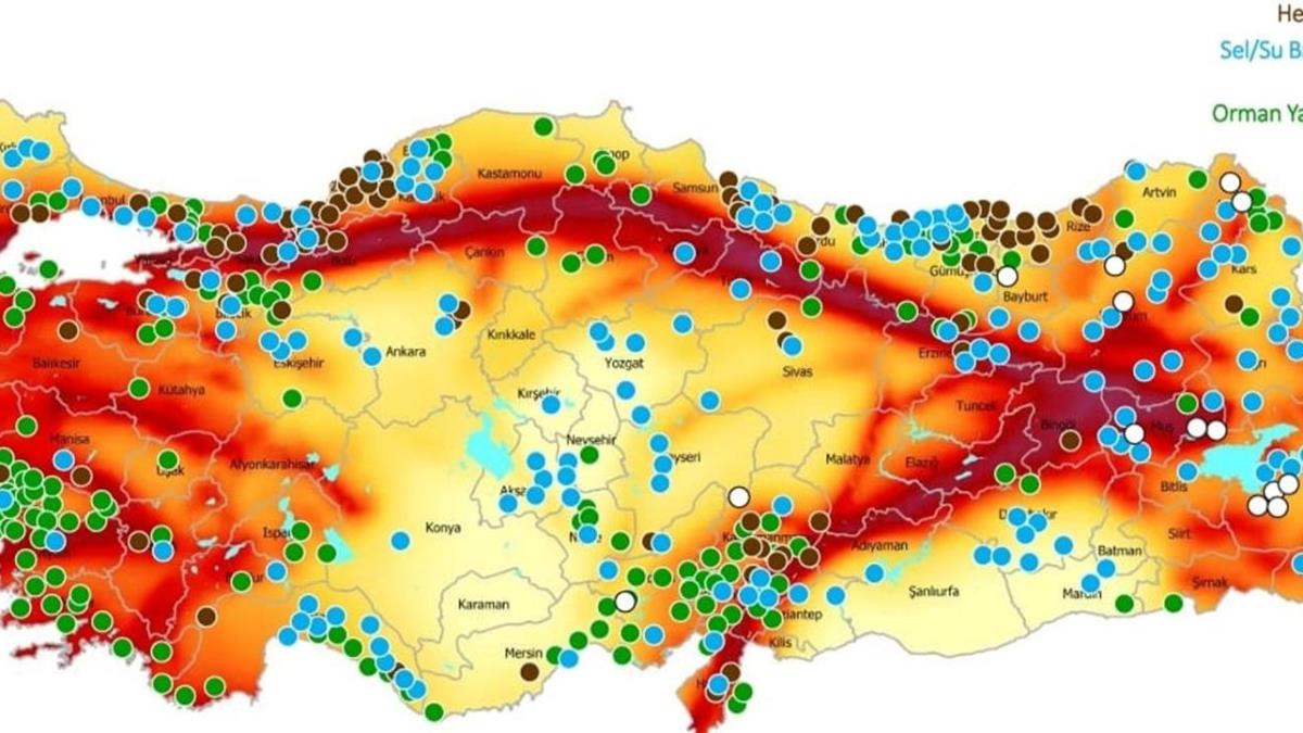 AFAD, Trkiye'nin afet risk haritasn kard