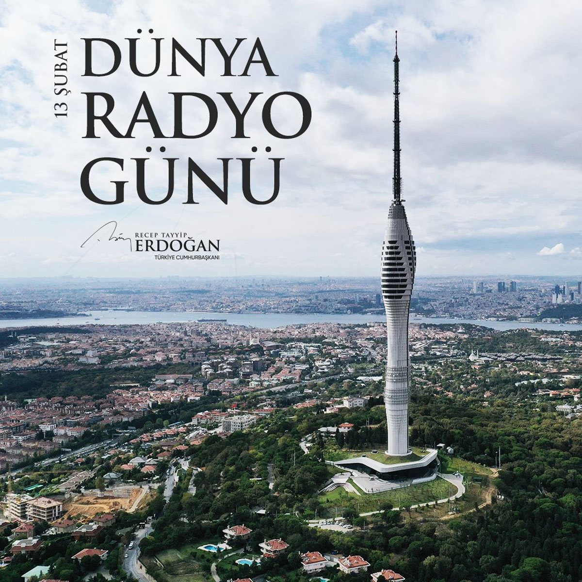 Cumhurba�kan� Erdo�an'dan 'D�nya Radyo G�n�' payla��m�