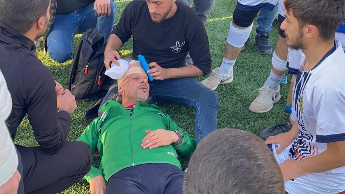 Mardin'de ma sonras kavga: 9 futbolcu ile antrenr yaraland