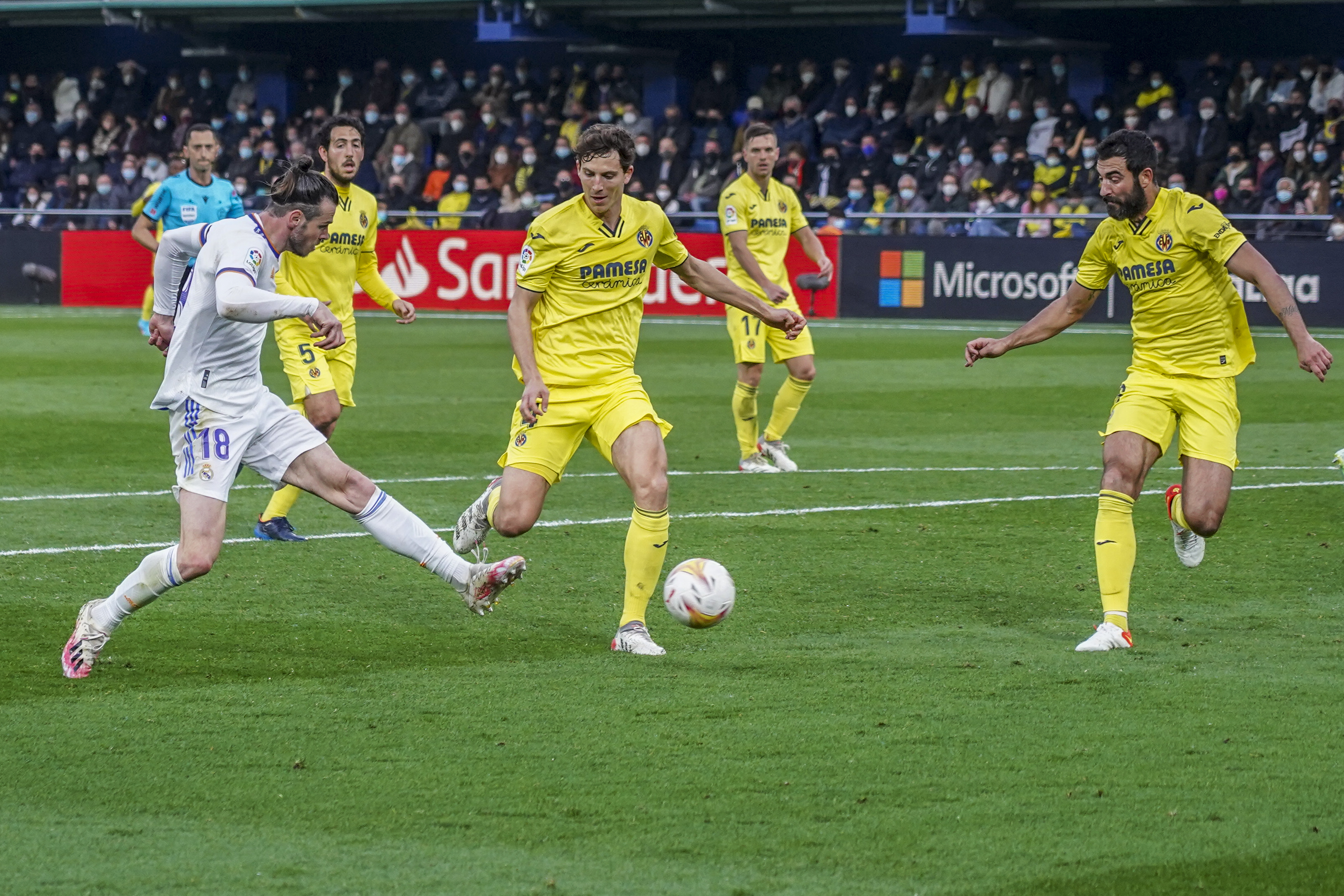 Real Madrid, Villarreal deplasman�nda 1 puana raz� oldu