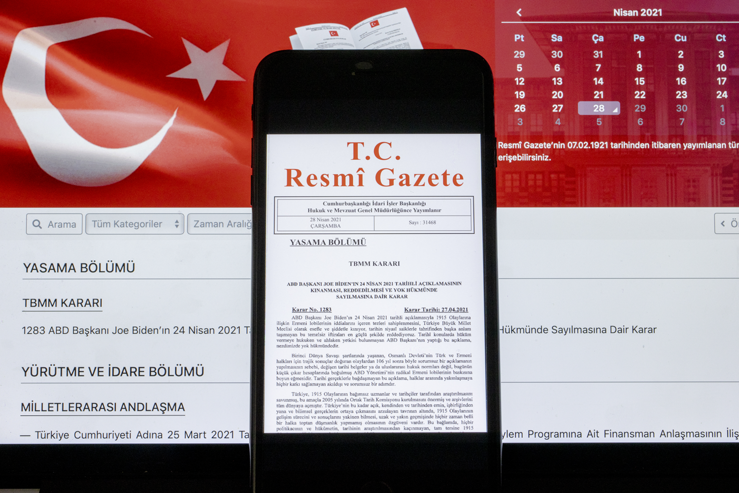�u�a Beyannamesi ve milletleraras� anla�malar Resmi Gazete'de yay�mland�