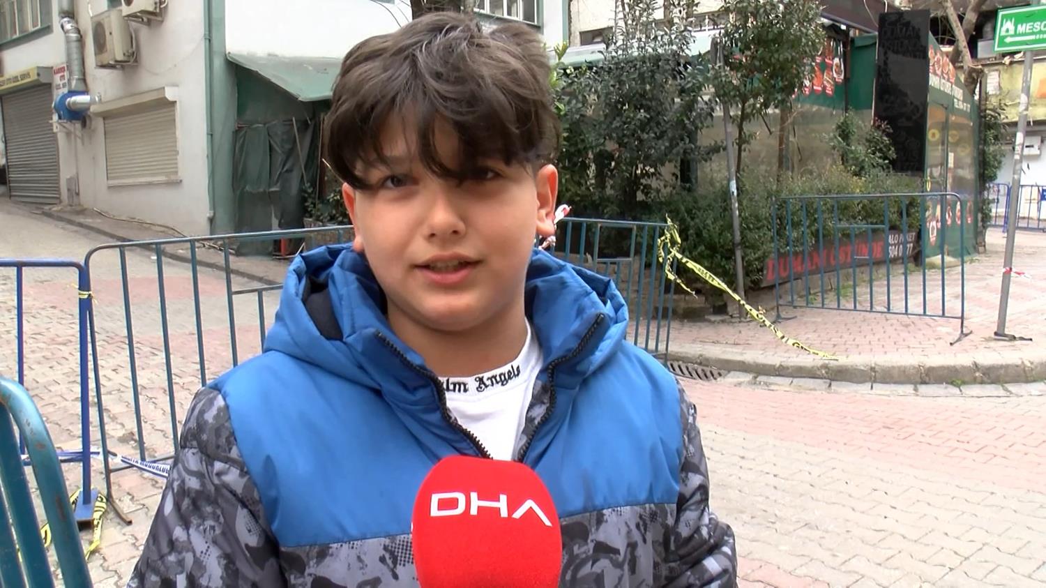 Yang�ndan atlayarak kurtulan �ocuk konu�tu