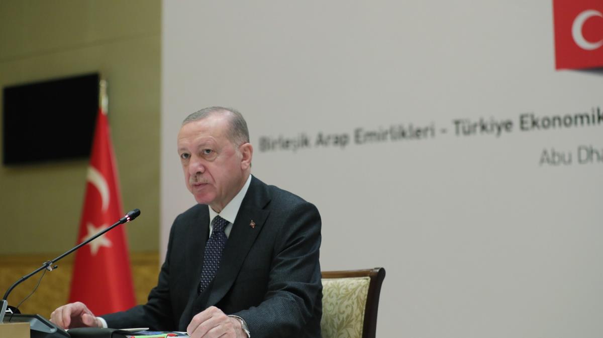 Bakan Erdoan: Trkiye-BAE ilikilerinde yeni bir dnemi balattk
