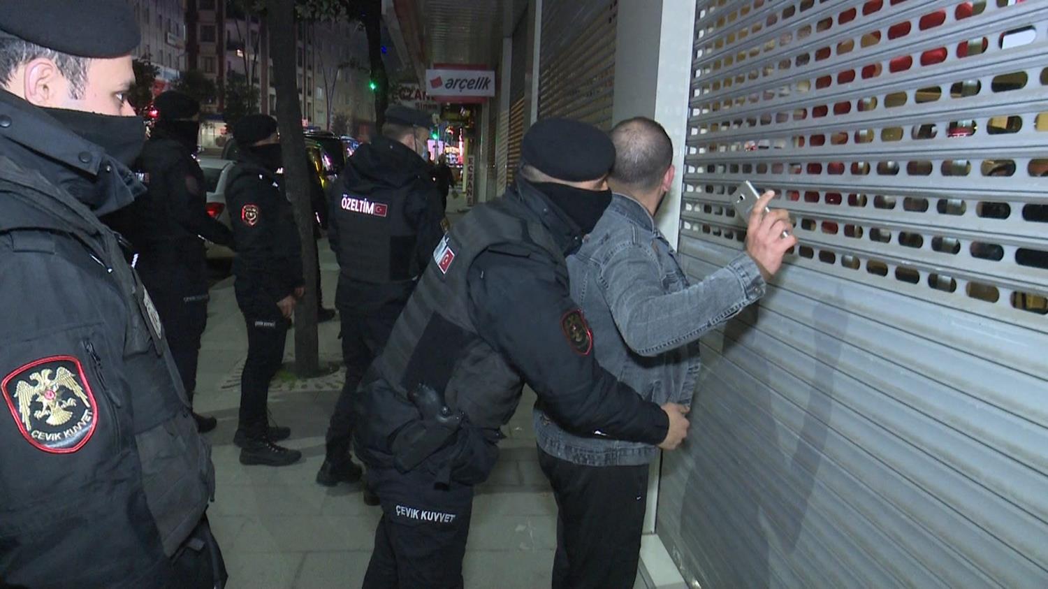 �stanbul'da asayi� uygulamas� yap�ld�