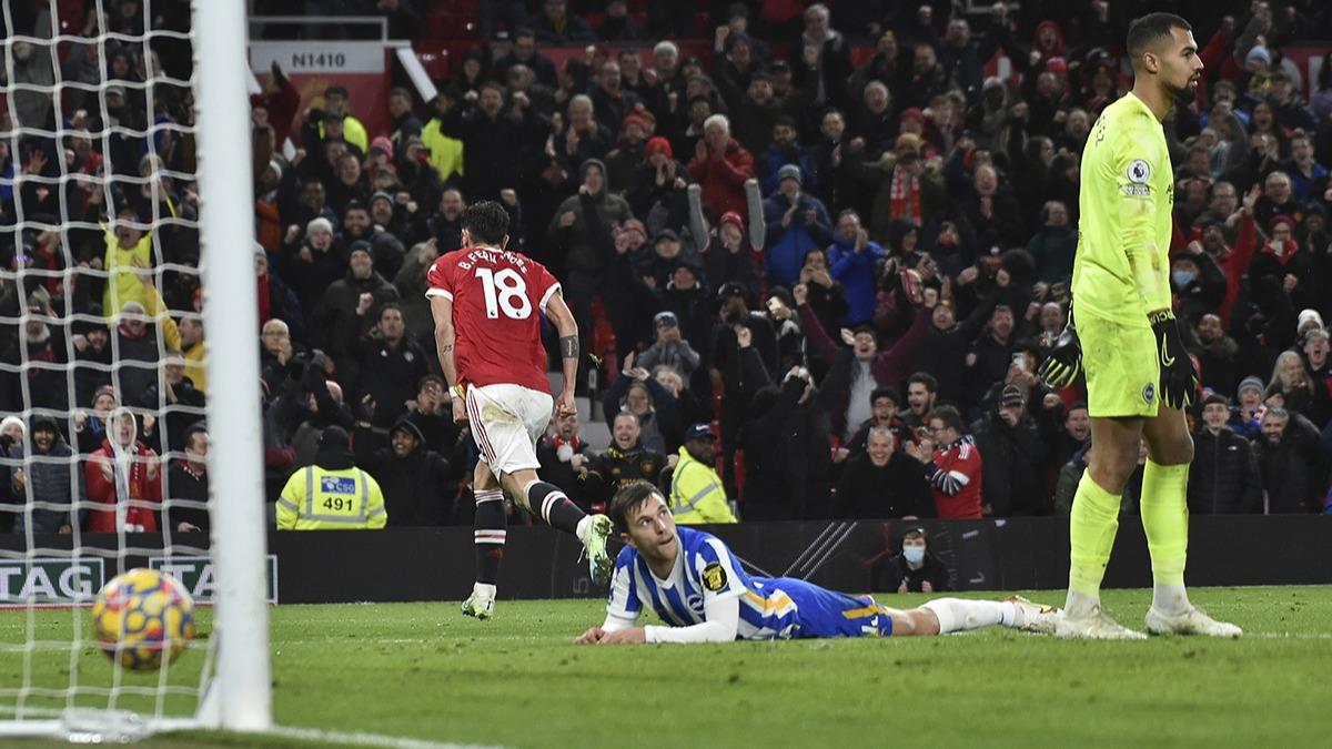 Manchester United, Brighton' 2. yarda bulduu gollerle yendi