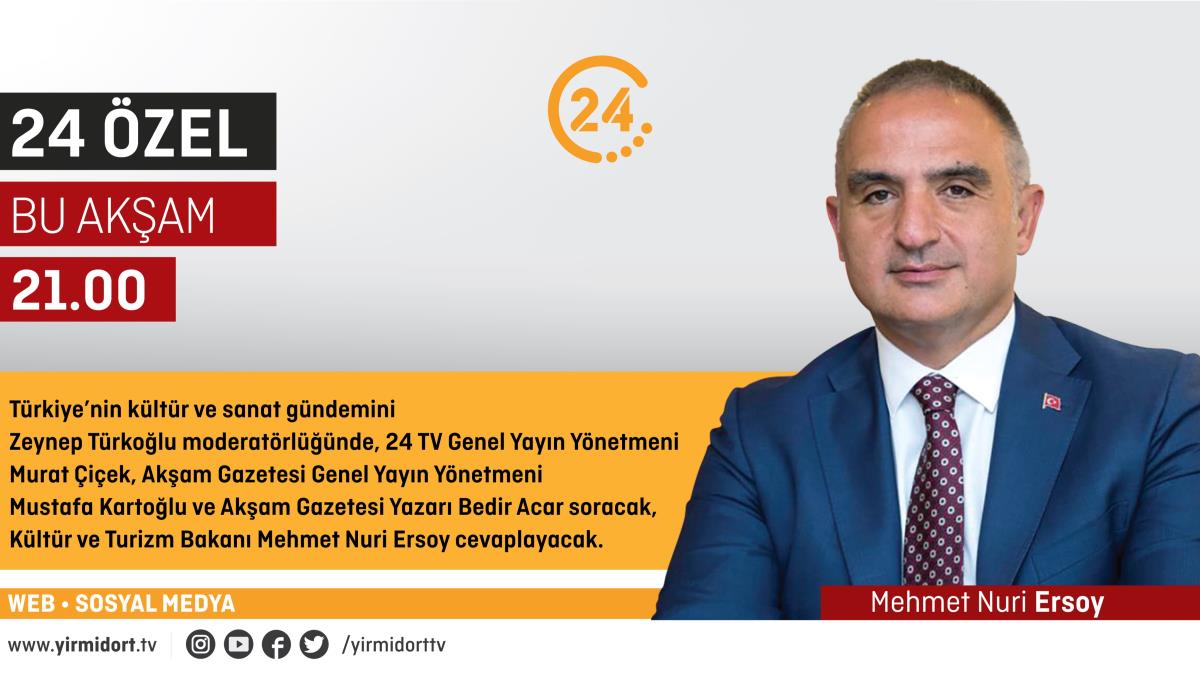 Mehmet Nuri Ersoy 24 TV'de gndeme ilikin sorular cevaplandracak