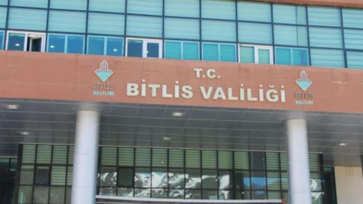 Bitlis Valilii: 15 gn yasakland
