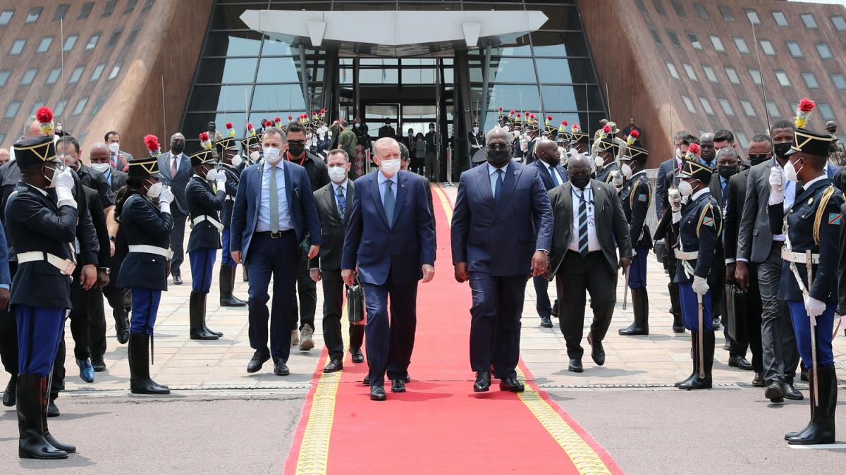 Cumhurbakan Erdoan, Kongo Demokratik Cumhuriyeti'nden Senegal'e gitti