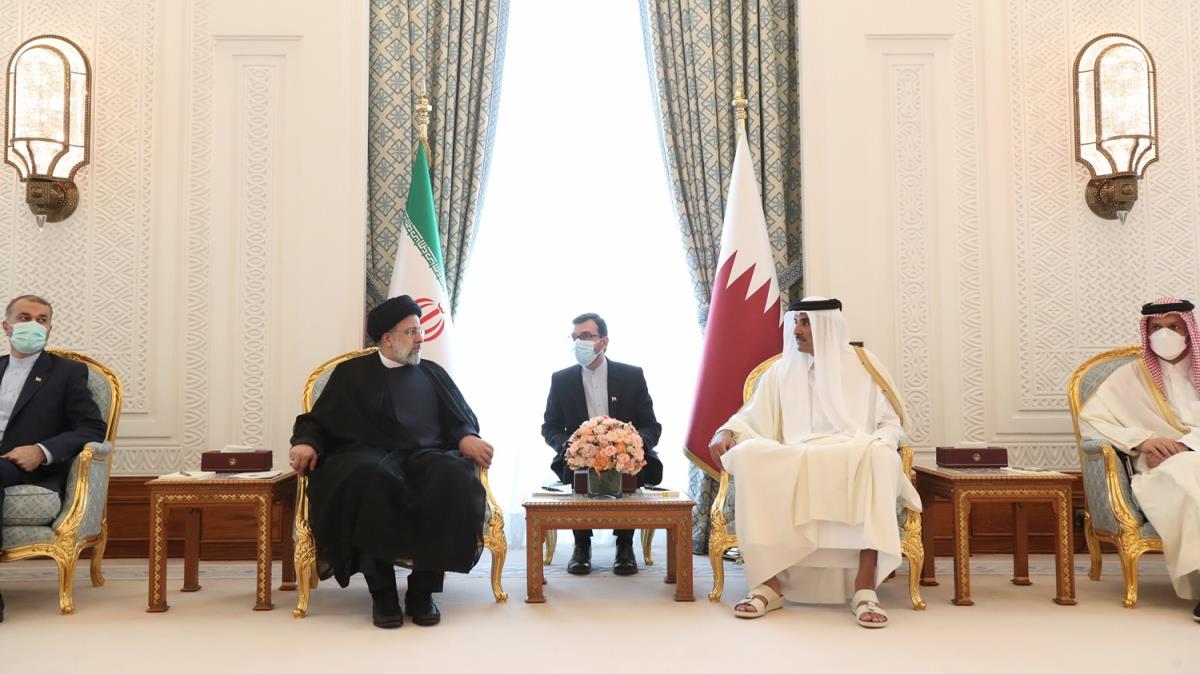 ran Cumhurbakan Reisi'nin Katar ziyaretinde 14 i birlii anlamas imzaland
