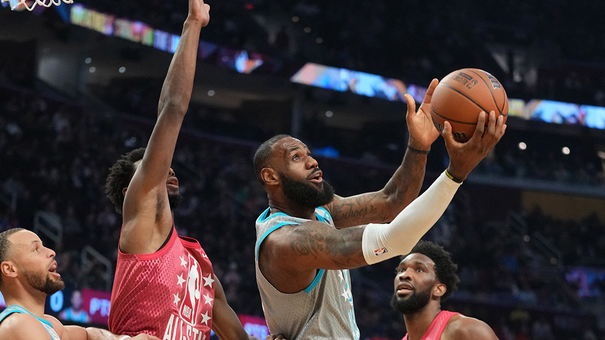 NBA All Star'�n kazanan� LeBron James'in tak�m�