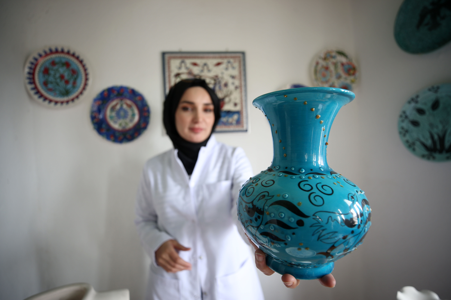 Sel�uklu ve Osmanl� d�nemlerine ait motifler Bitlisli kad�nlar�n elinde hayat buluyor