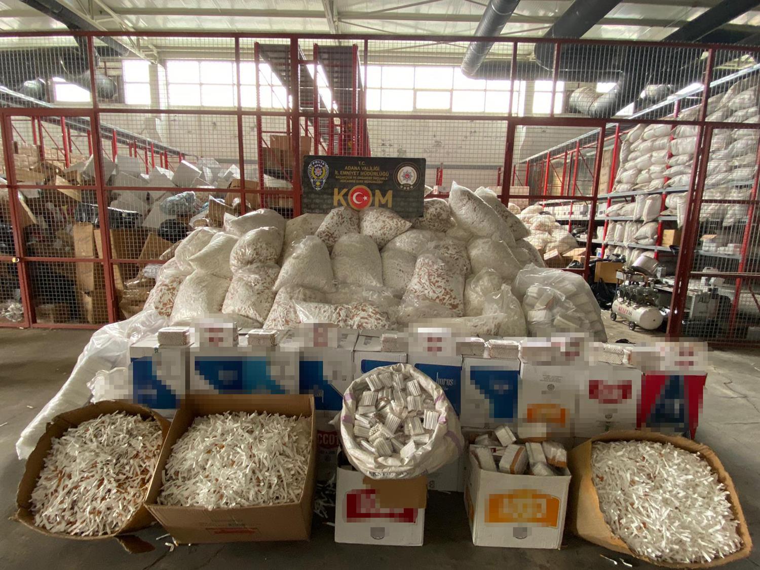 Operasyonda g�mr�k ka�a�� 23 milyon 740 bin makaron ele ge�irildi