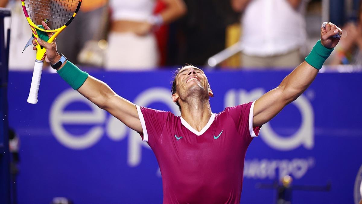 Medvedev'i yenen Rafael Nadal finale kald