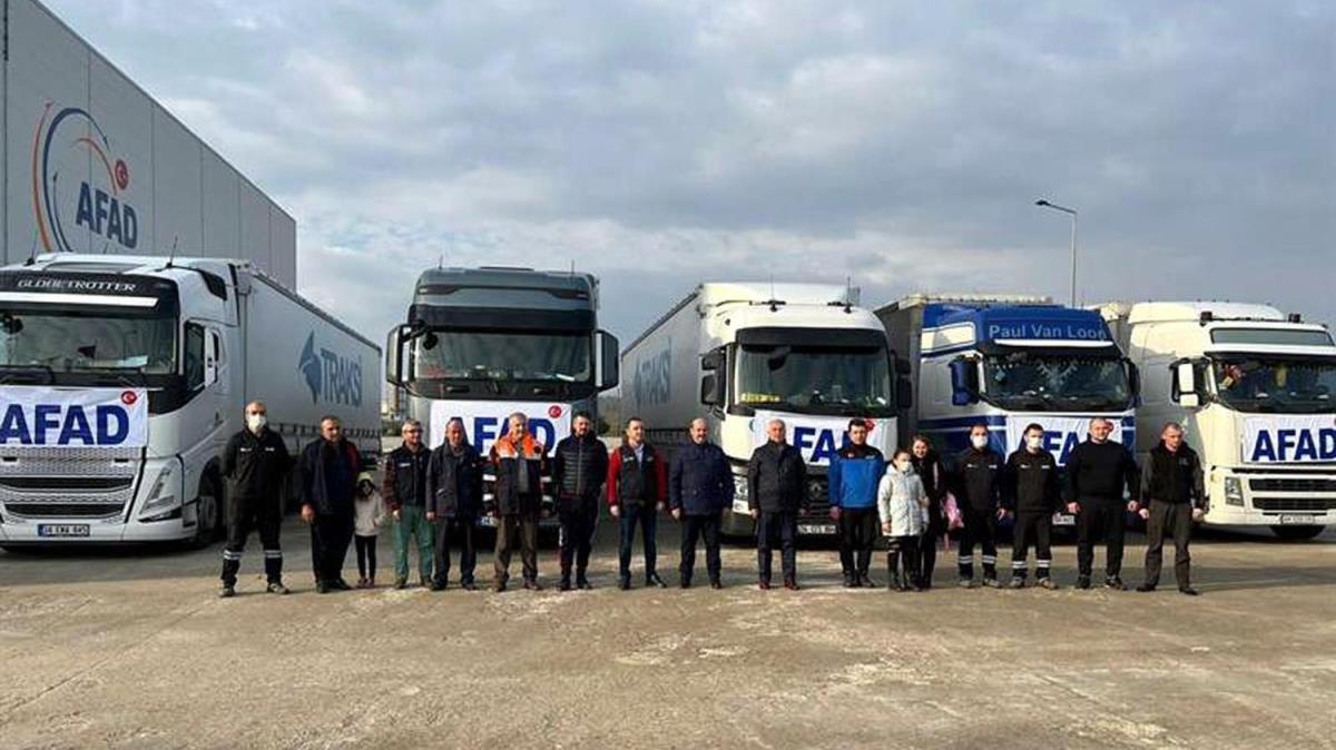 Tekirda'dan Ukrayna'ya insani yardm 
