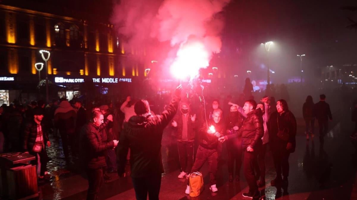 Trabzon'da galibiyet cokuyla kutland
