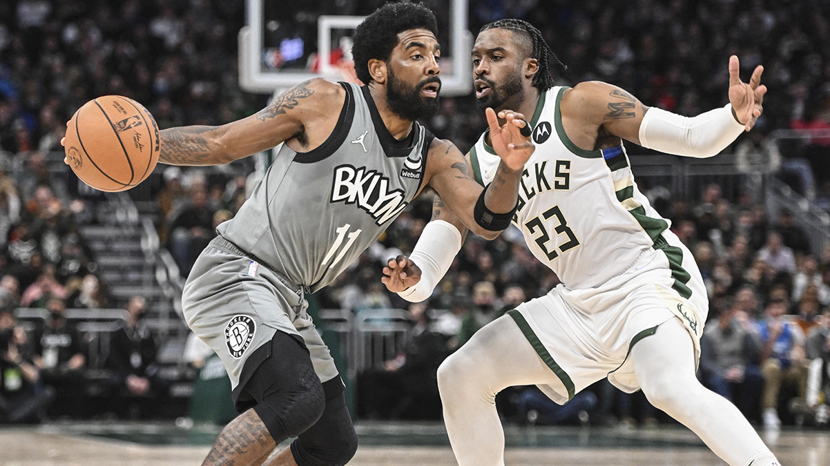 Brooklyn Nets, Milwaukee Bucks'� Kyrie Irving'le devirdi
