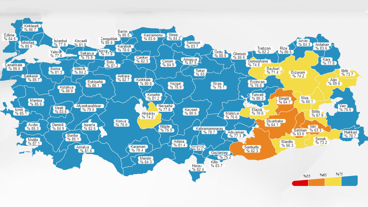 Kovid-19 haritas�nda son durum! ��te vaka say�lar�
