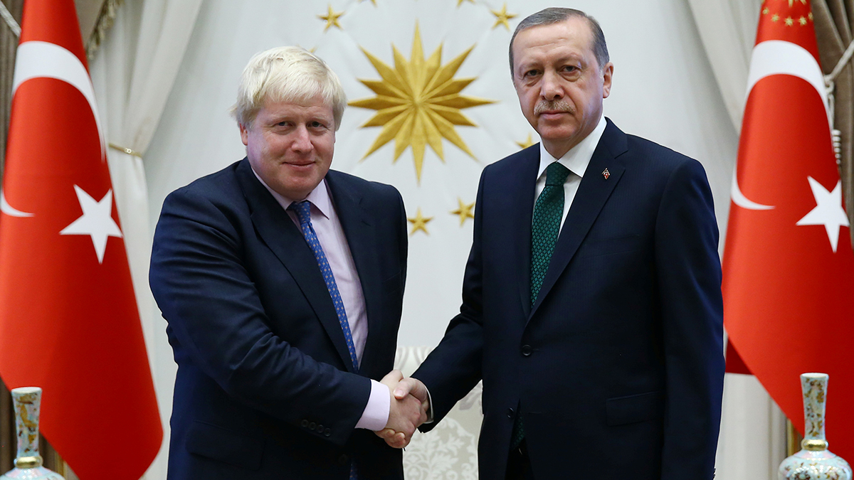 Ba�kan Erdo�an, Boris Johnson ile telefonda g�r��t�