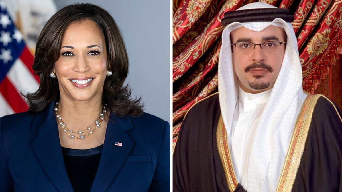 Kamala Harris, Bahreyn Veliaht Prensi Al Halife ile g�r��t�