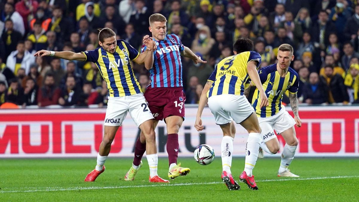 Ma sonucu: Fenerbahe 1-1 Trabzonspor