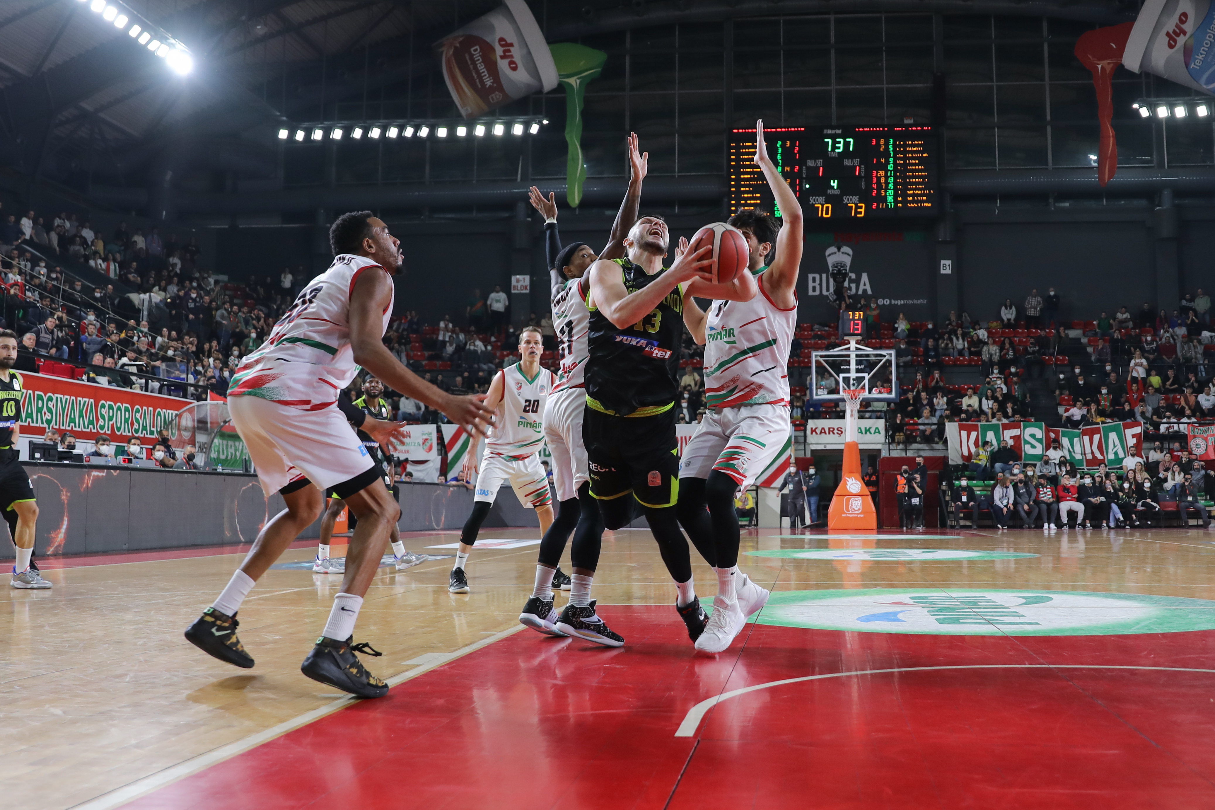 Yukatel Merkezefendi Belediyesi Basket deplasmanda 2 say farkla kazand