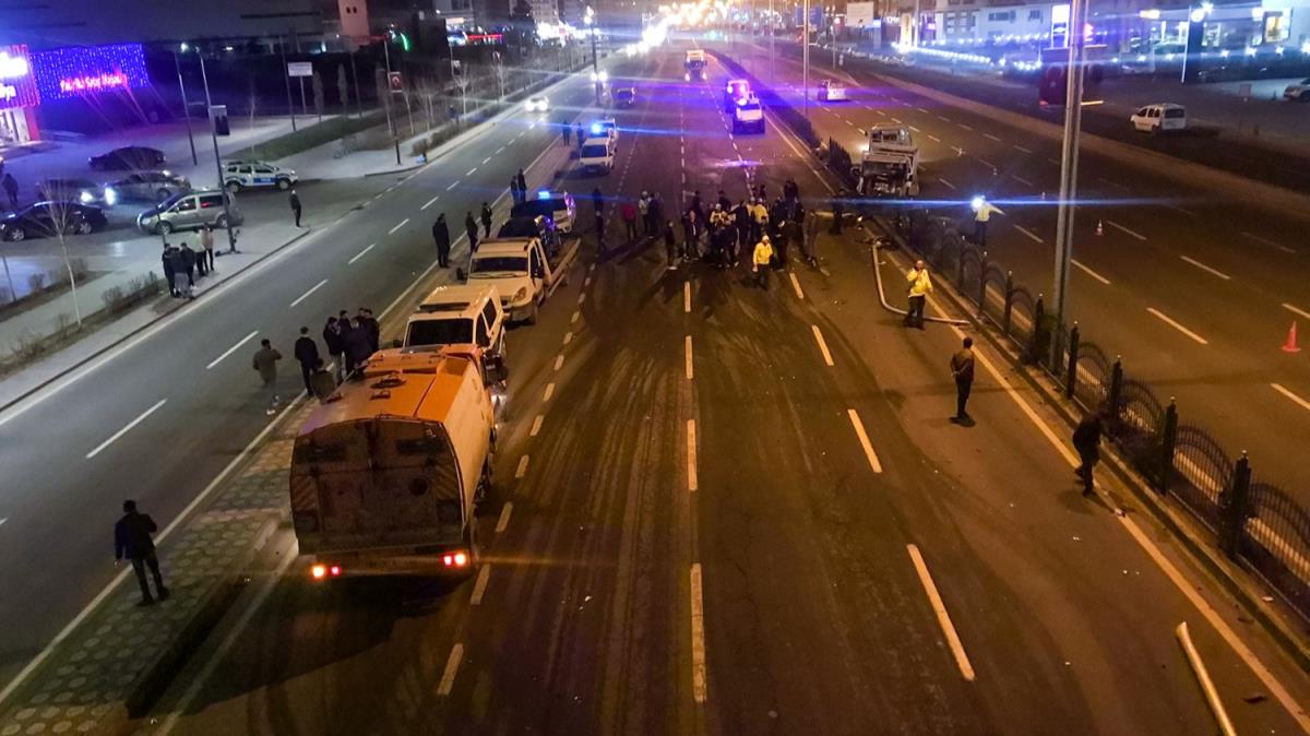 Diyarbakr'da zincirleme trafik kazasnda 1 kii ld, 5 kii yaraland