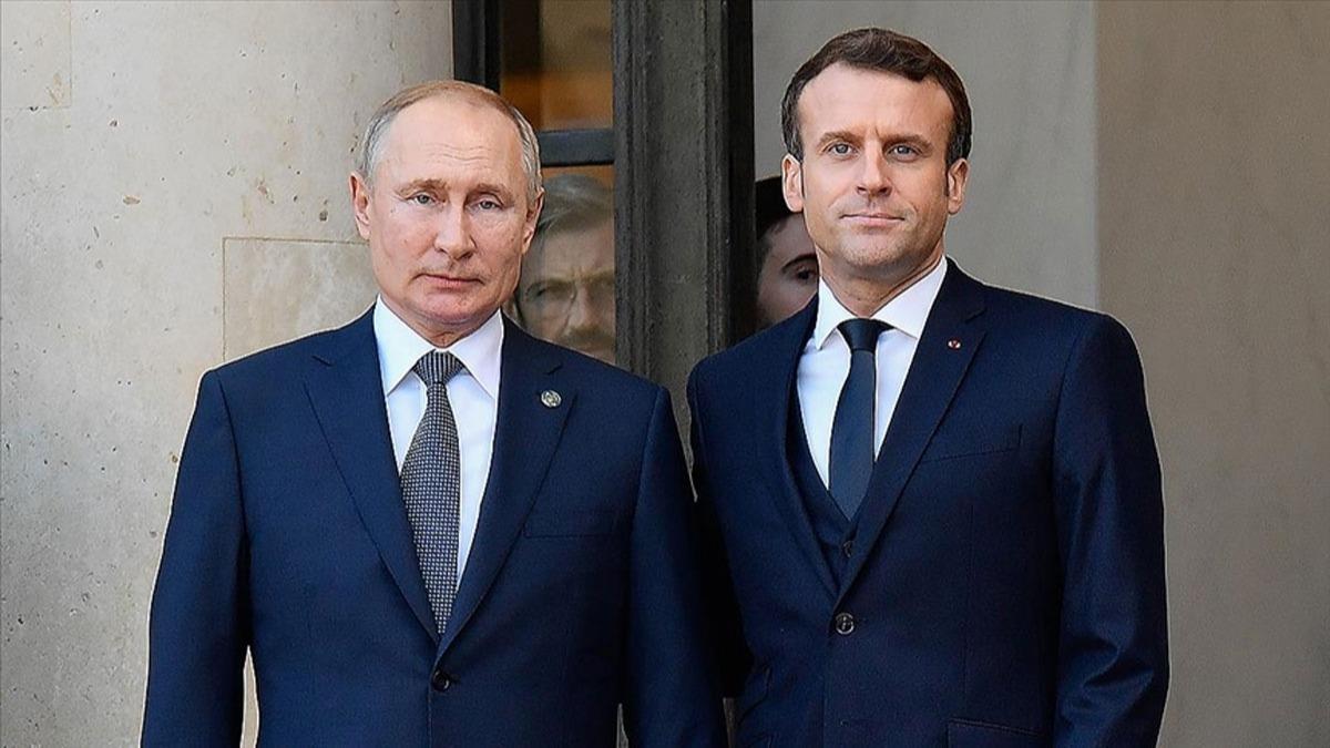 Macron'dan Putin'in nerisine tepki: Kabul edilemez